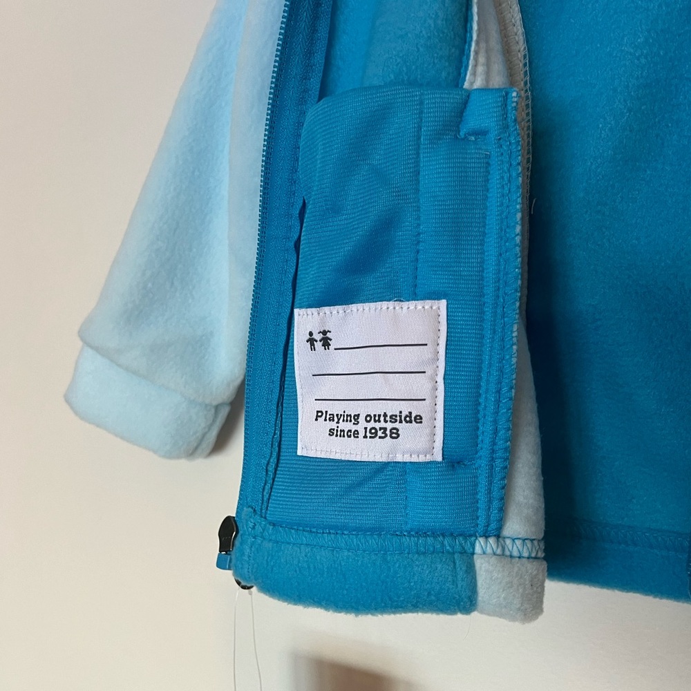 Columbia Youth Benton Springs Blue Fleece Jacket NWT - Picture 6 of 9